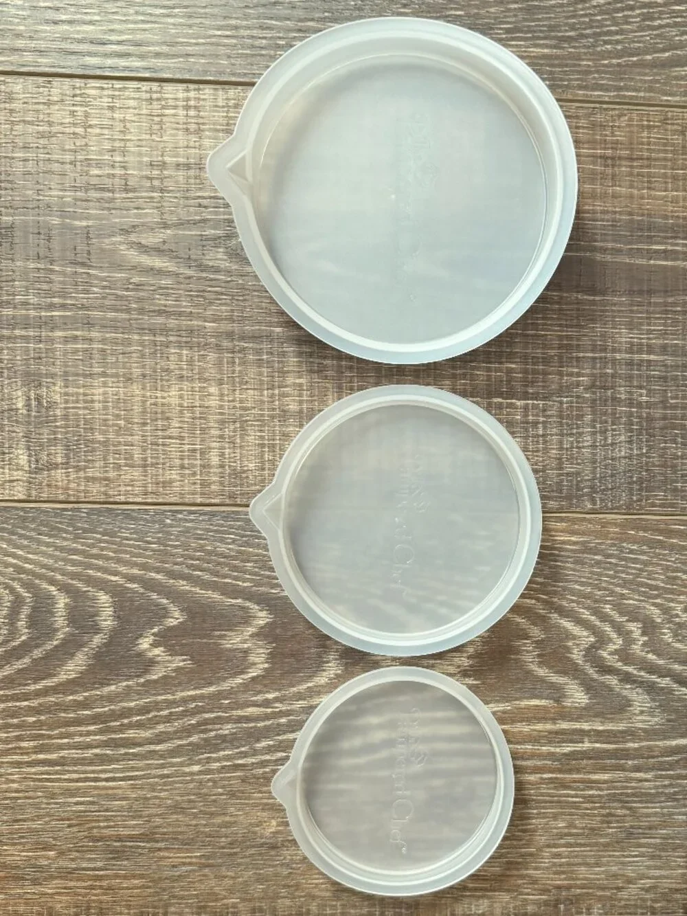 Pampered Chef Silicone Bowl Prep Set – Set of 3